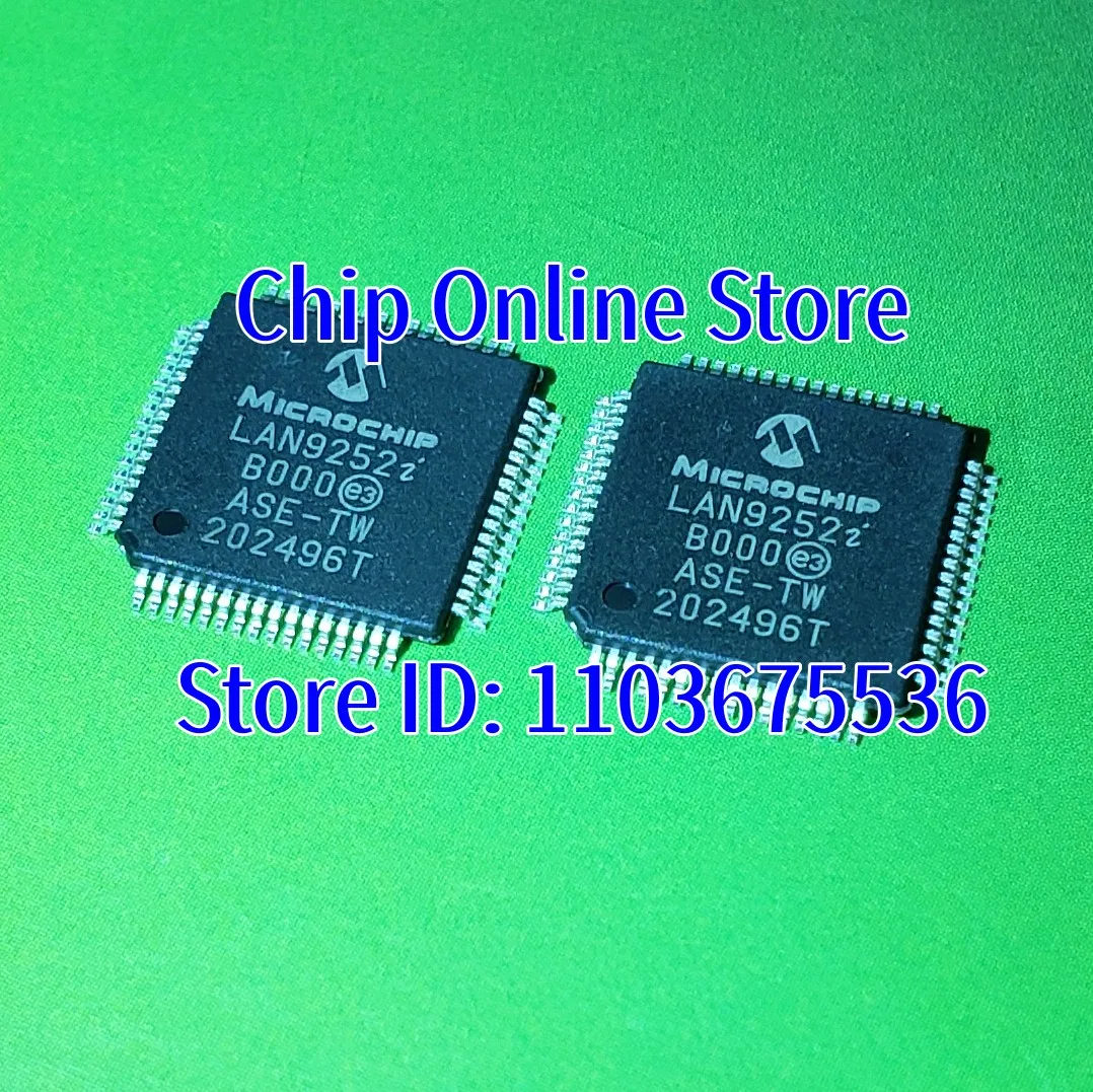 1~20pcs  LAN9252I/PT  LAN9252  TQFP64  New Original  Ethernet Controller  Ethernet Transceiver