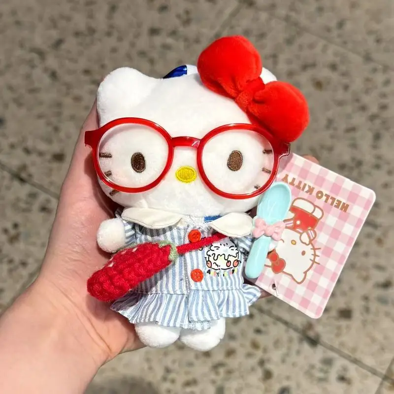 anime   Hallo Kitty   Authentiek   Pluche pop   Sleutelhanger   meisje   Schattig   Hanger voor schooltassen   versieren   Randapparatuur speelgoed   pp katoenen vulling   Speelgoed   Cadeau