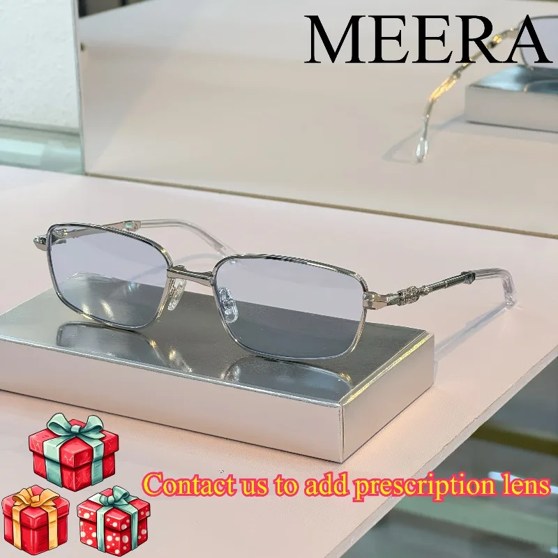 

Hot Sale Top Quality Foldable Titanium blue Sunglasses Men Women Luxury Designer Custom Lens UV400 Retro Eyewear Driving Outdoor