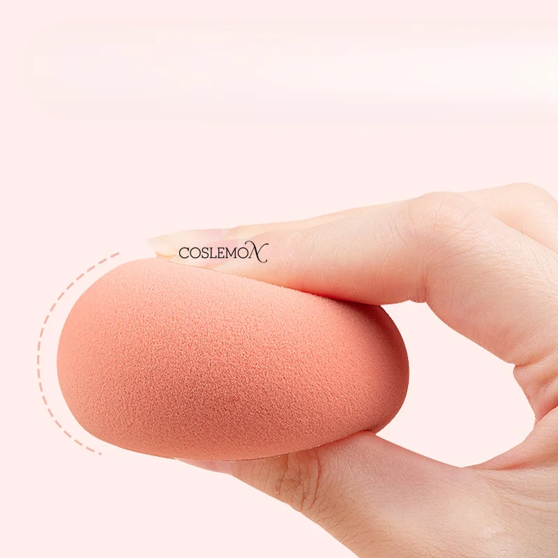 Makeup Sponge 1pcs Cosmetic Puff Powder Smooth Liquid Foundation Beauty Peach Shape Non Latex Make Up  Accessories