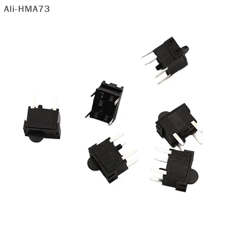 

10Pcs KFC-V-11 Limit Camera Reset Micro Switch High Life 4-Pin Plug-In Straight Switch Accessory Black