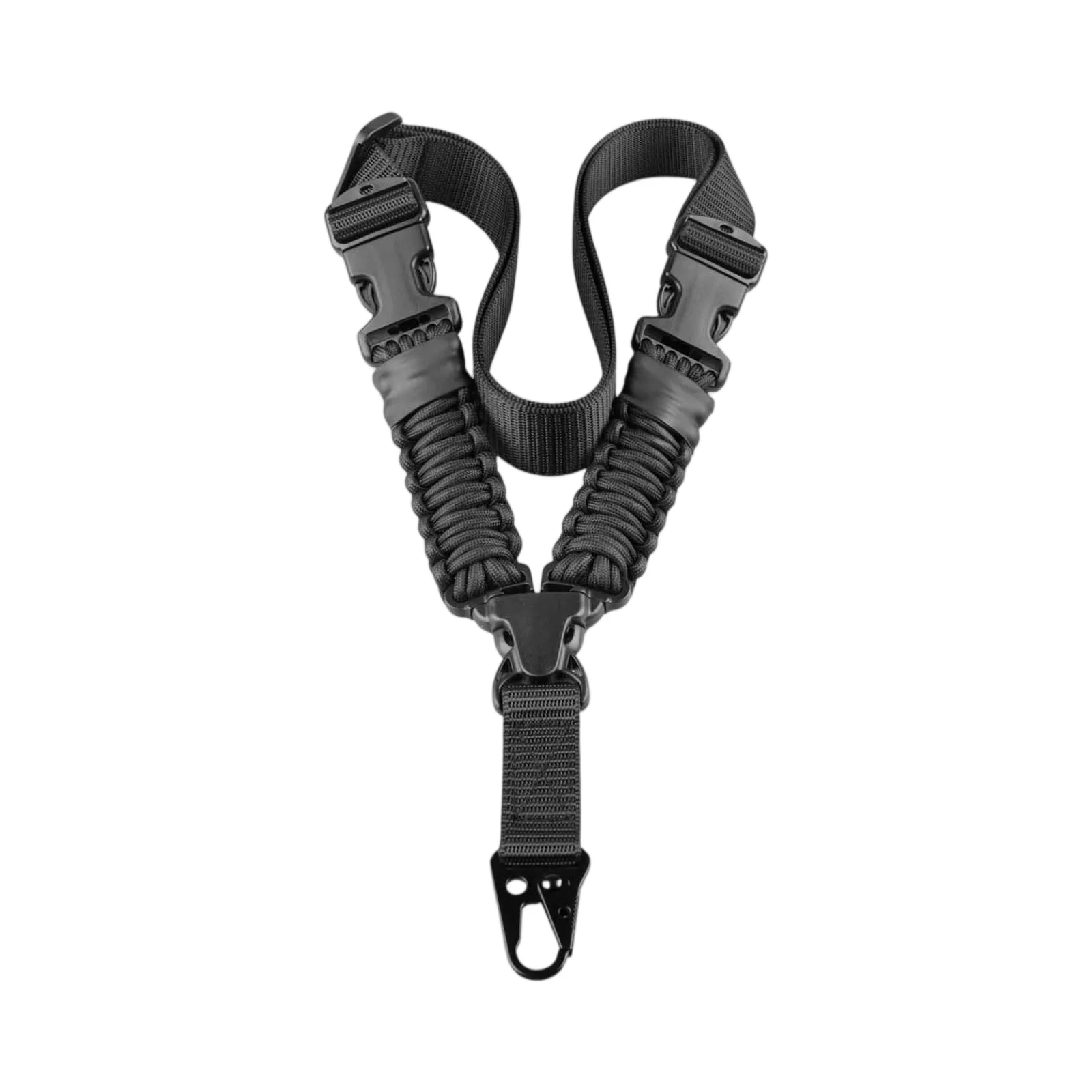 Nylon Rifle Webbed Vertical Single-point Rope Hunting Quick Adjustment Length Paracord Outdoor Multifunctional Tactical Harness