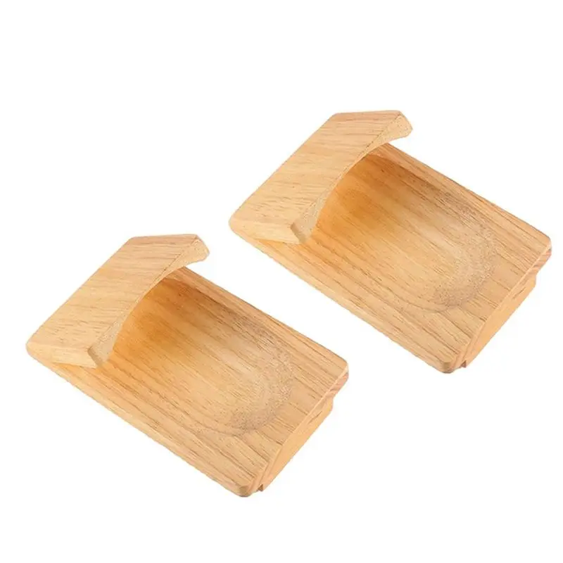 AFOURT - Pinza para Abrir Ostras con Protector de Mano, Herramienta para Abrir Ostras, Pinza de Madera para Abrir Ostras