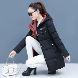 Orwindny Femmes Épaissir Parkas À Capuche Nouveau Manteau D'hiver Femmes S-3XL Ouaté Veste Longue Parka Bol jaqueta feminina