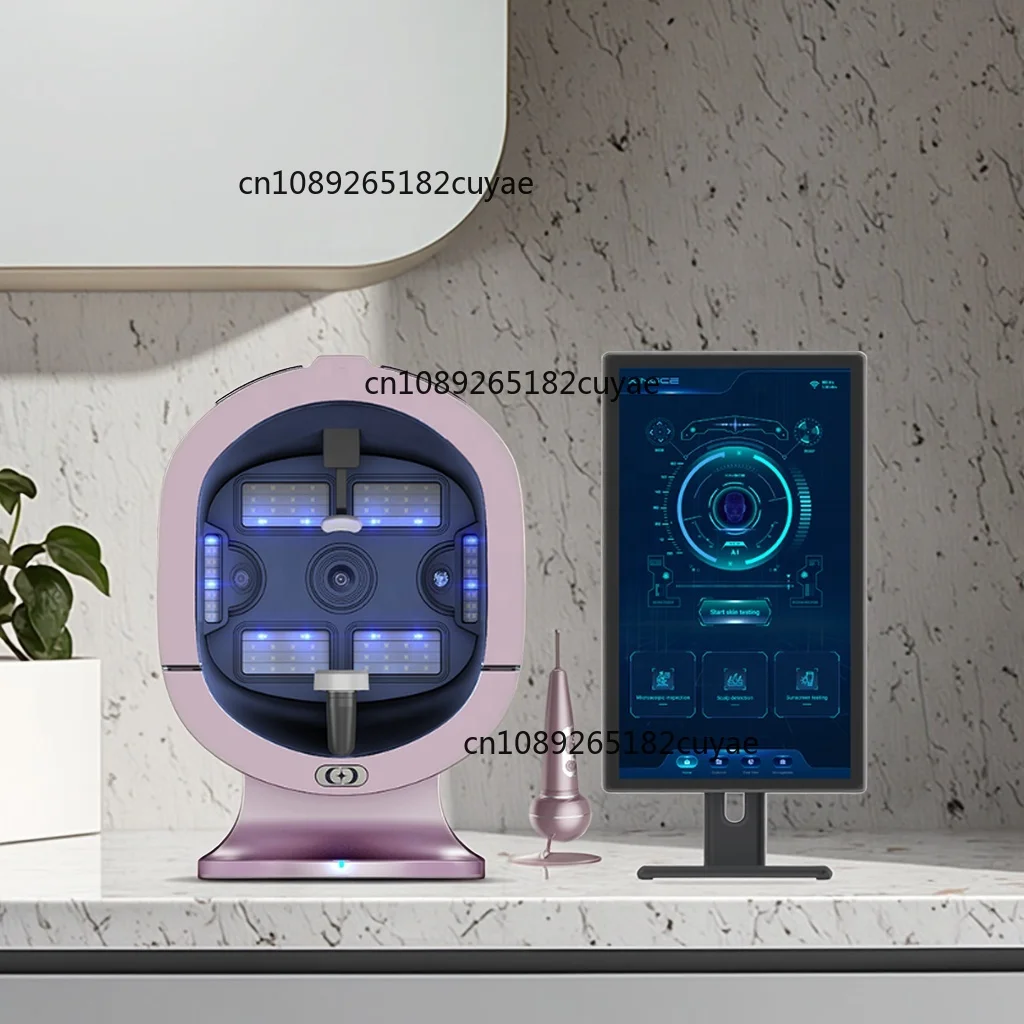 Full Face Skin Analyzer Korean-Skin-Analyzer Skin Analyzer With Ai EU & US Plugs