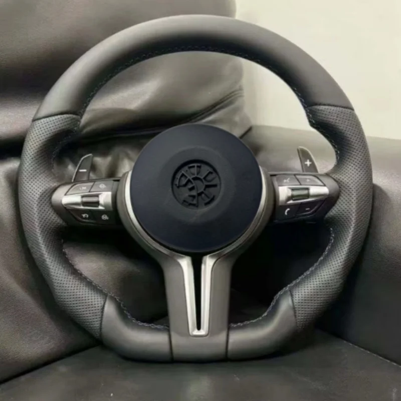 M Sport Car Steering Wheel For BMW M3 M5 F10 F13 F15 F20 F22 F23 F30 F33 F34 X1 F48 X5 F15 X3 F25 F80 E90 E71 E84 Renovation
