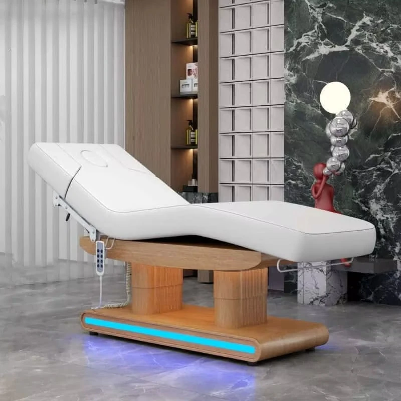 4 Motors Facial Treatment Medical Spa Bed Massage Lifting Table Cama De Masaje Recliner Eyelash Bed for Salon