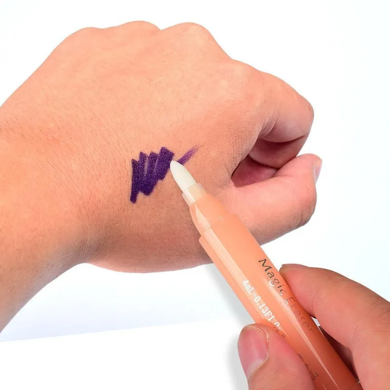 Marker Ink Eraser Pen, Eliminate Stencil Position Mark, Microblading Auxiliary Remover for Tattoo Positioning Line Cleaning