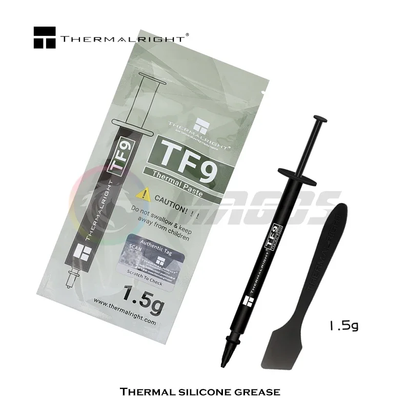 14W/m-k Thermalright TF9 Thermal Paste Grease,1.5g/2.9g  with scraper Thermal Compound For CPU/Computer Notebook/GPU