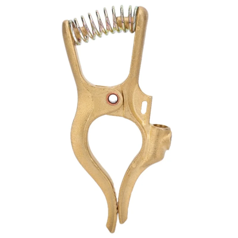 

Зажим заземляющий 300А латунный с антикоррозийной краской, промышленный ручной инструмент, комплектующие