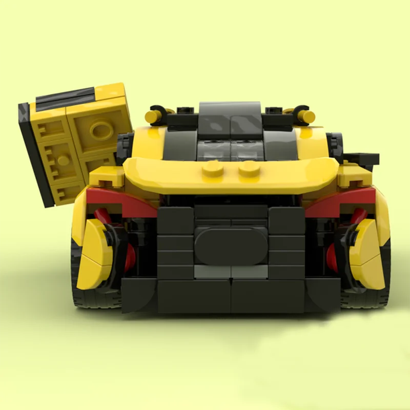 368 قطعة MOC mclarener p1 أبطال المدينة سوبر سيارة اللبنات فكرة عيد الميلاد لعبة هدية فكرة البناء لعبة عيد الميلاد هدية #3