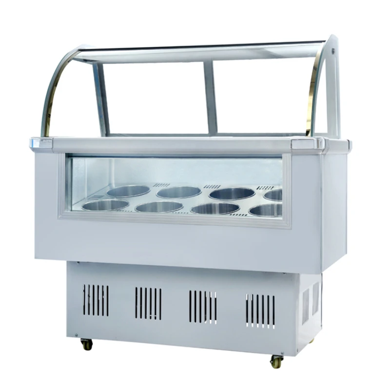 

Gelato Ice Cream Display Freezer Refrigerator