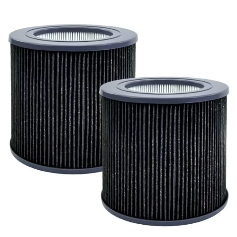 

2 Pack Air Mini PECO Replacement Filters Compatible with Molekule Tri-Power Air Mini and Air Mini + Air Purifiers 3-In-1 High-E