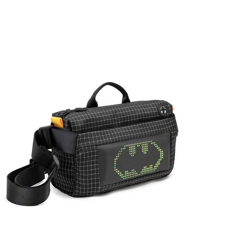 LED fanny pack large capacity men's and women's outdoor leisure satchel polyester material mobile phone download