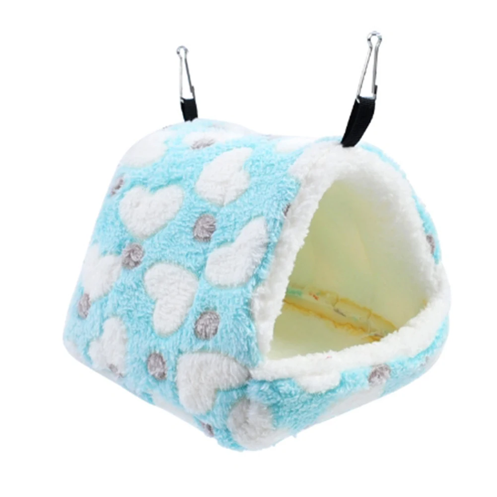 New Flannel Hamster Cage Cotton Nest Candy Glider Sleeping Bag Squirrel Mini Hedgehog Warm House Guinea Pig Winter Thickened Bed