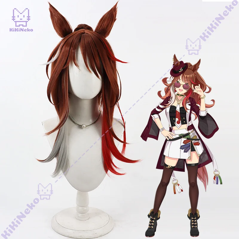 

Парик для косплея по аниме Umamusume Forever Young, парик для косплея Pretty Derby Forever Young для вечеринок Comicon, для взрослых женщин и мужчин