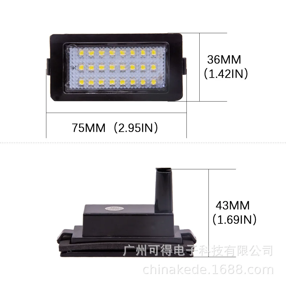 Suitable for BMW 7 series E38 1995-2001 license plate light led assembly cross-border