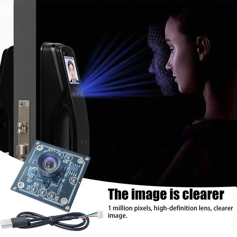 Kameramodul für Computer 1 Megapixel Kameramodulplatine OV9732 Sensor 1280 x 720P Webcam-Platine Weitwinkelobjektiv Computer