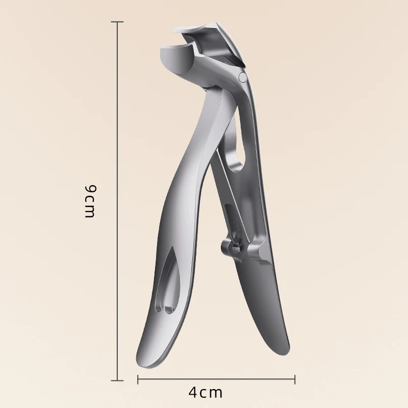 Nail clippers, single handle large opening nail clippers, elbow anti-splash, high-end nail clippers, home manicure scissors