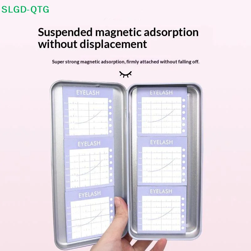 NEW 1 Set Storage Box Eyelash Grafting Table Display Box Pallet For Individual Suspended Magnetic Sheets Eyelash Protection Box