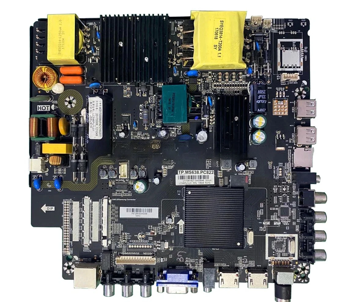 

Original Rowa 4K Board TP.MS638.PC822 Universal for TP.HV510.PC821 Motherboard