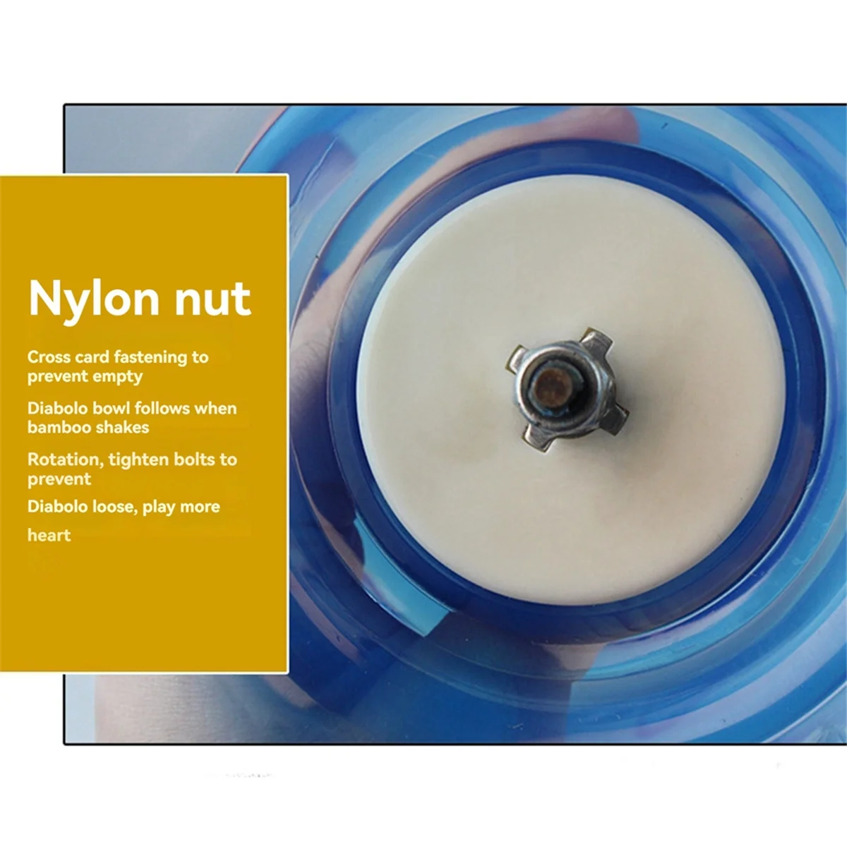 ABXHH Трехносимая игрушка для фитнеса Diabolo с двойной головкой, игры на открытом воздухе Diabolo Yo-Yo Play Diabolo, детские игрушки для пожилых людей