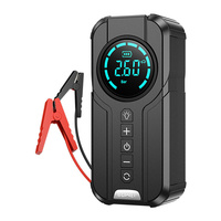4 In 1 Car Jump Starter Air Pump Power Bank Lighting Portable Air Compressor Cars Battery Starters Starting Auto Tyre Inflator