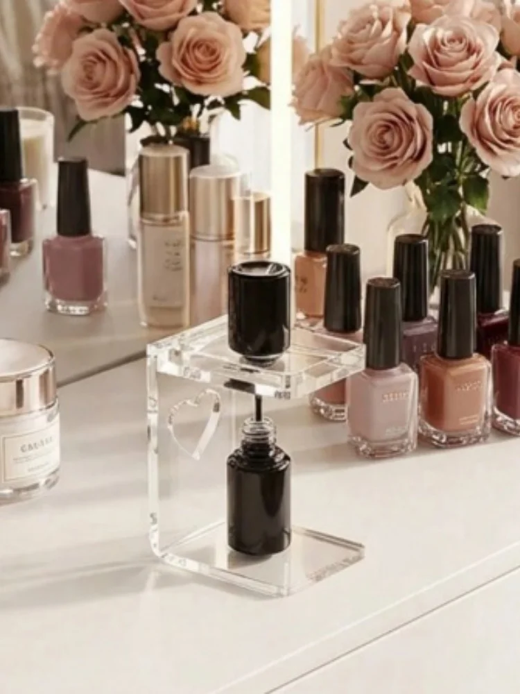 1/3/5 Stück Acryl-Nagellack-Invertierständer, auslaufsicherer Nagellackflaschenhalter, Maniküre-Werkzeug-Organizer für den Salon- und Heimgebrauch – Detail 4
