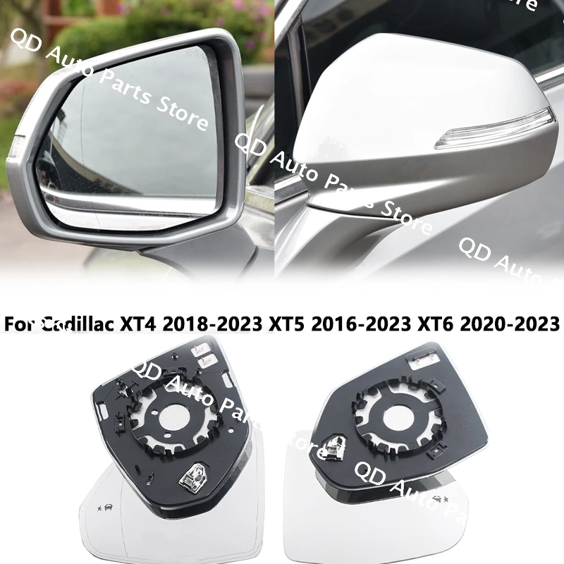 

For Cadillac XT4 2018-2023 XT5 2016-2023 XT6 2020-2023 Car Rearview Mirror Lens Tropical Blind Spot Warning Anti-chord Eyepiece