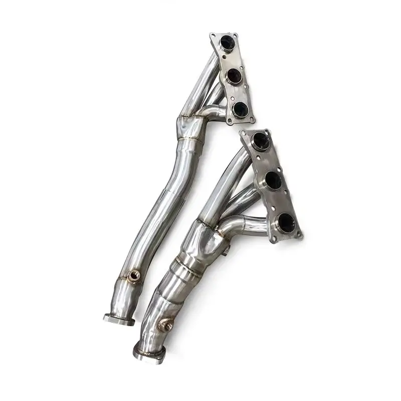 

Выпускной коллектор для BMW 5 серии GT E61 N52 2,5/3,0 2009-2015, некаталитическая водосточная труба из нержавеющей стали, высокопроизводительная выхлопная труба