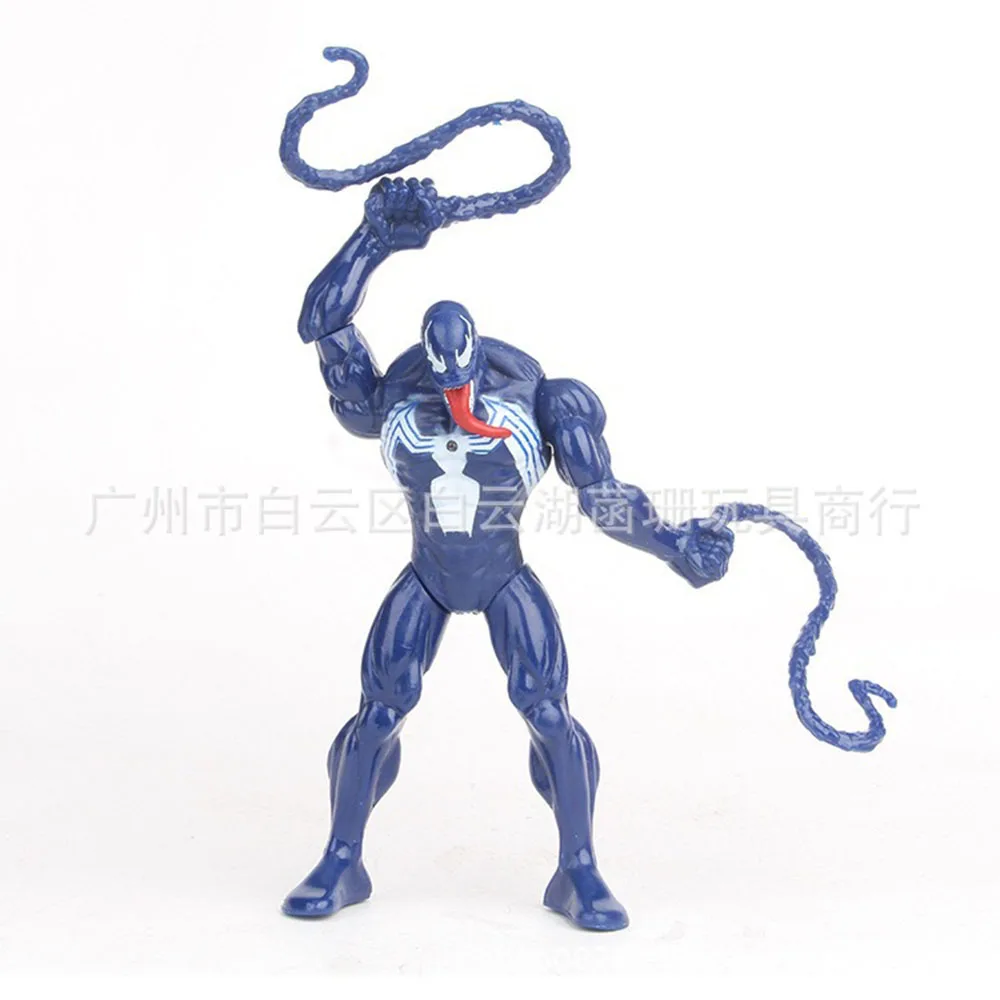 มาร์เวล VENOM พีวีซีเครื่องประดับตุ๊กตาขยับแขนขาได้รูปปั้นตุ๊กตาทำด้วยมือโมเดลร้อนของเล่นเด็กที่มีเสน่ห์คริสต์มาสของขวัญวันเกิด