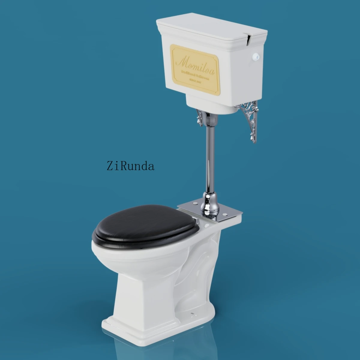 

Американский средний уровень воды, ретро-туалет, бытовой унитаз из цельного дерева, разделенный унитаз