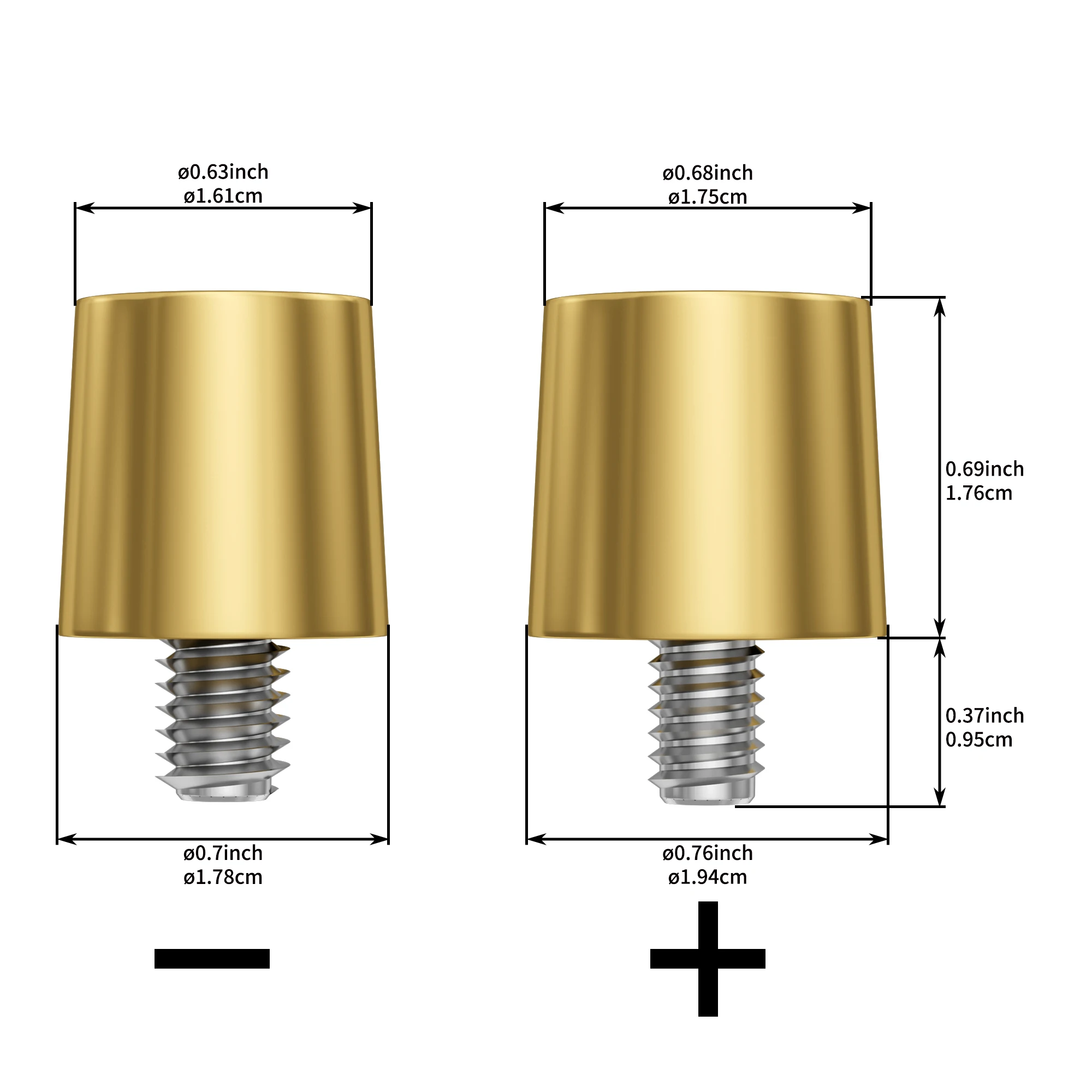 1 زوج M8 النحاس بطارية القطب محول M8 موصل طرفي البطارية النحاس الإيجابية أو السلبية مشابك كابلات البطارية للسيارة