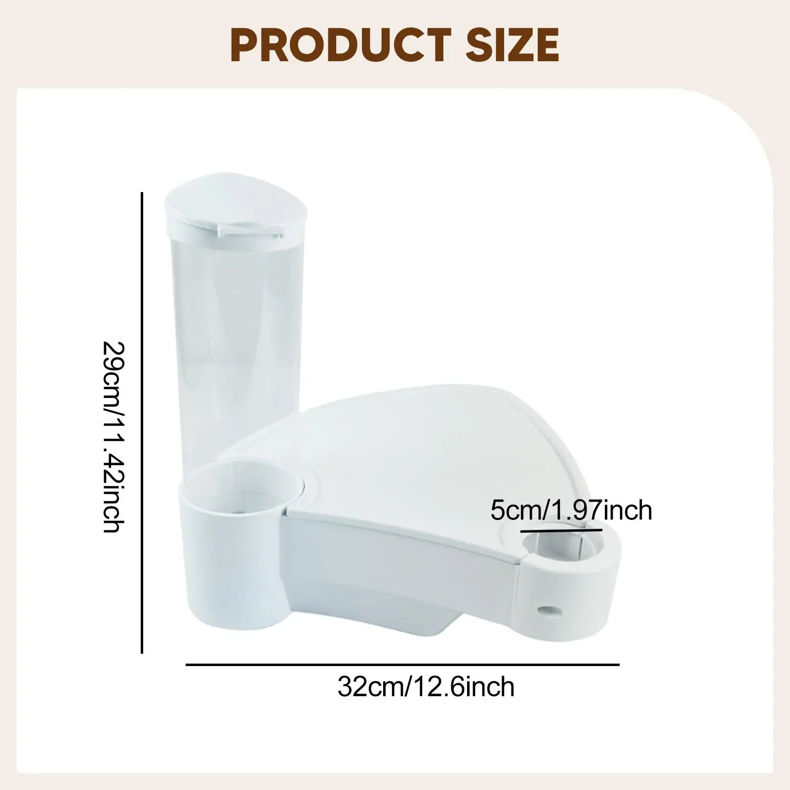 Efficient Dental Accessory Care Instrument Spacious Organizer Tray Table Tissue Box Cover for Dental Unit