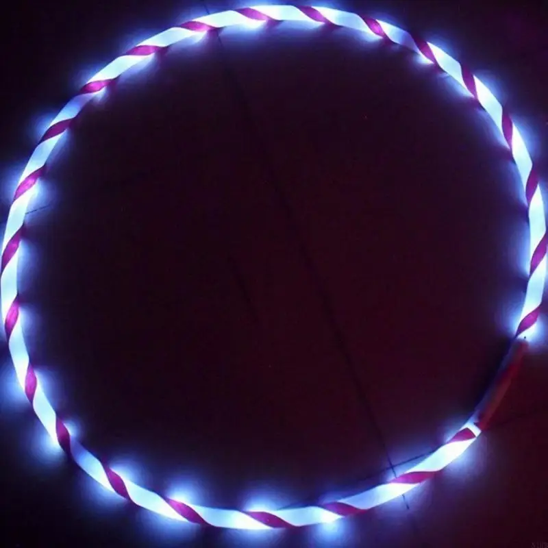 60/70/80/90 Loutre les jouets d'Halloween Hoop brillants pour les enfants pour dans l'obscurité avec des lumières LED