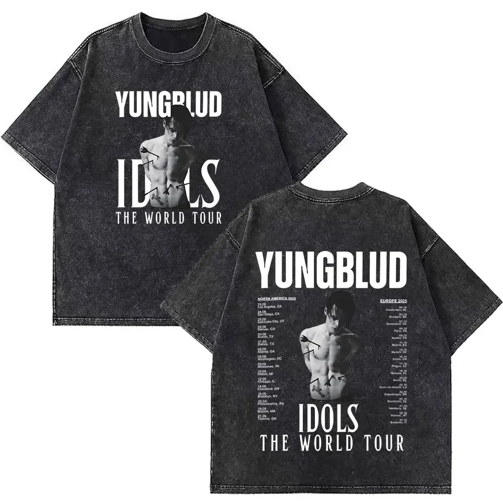Customization New Arrival Mens Clothes Tee Shirt Homme Graphic T-Shirts Tshirt For Men Yungblud IDOLS The World Tour 2025 Merch
