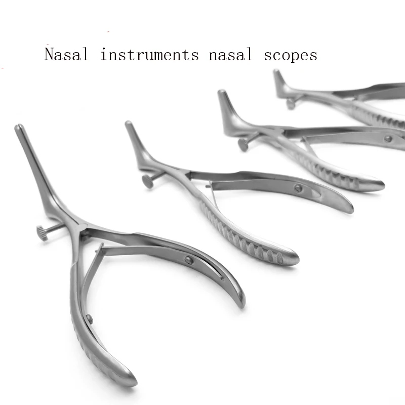 Stainless steel rhinoscope Nasal dilator for adults and children endoscopic sinusoscope nasal examination facial dilator pliers