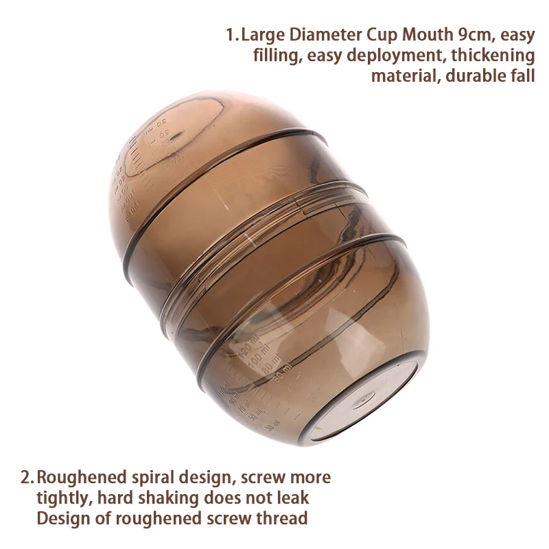 Haarverf Kleur Cup Haarcrème Tint Shaker Mixer Cup Met Meetschaal Stervende Kleuren Kappers Styling Accessoires