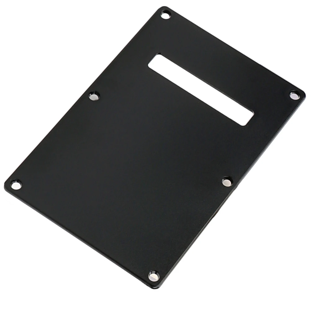 

Electric Guitar Backplate Single Layer Black Replacement Rear Tremolo Cover Pickguard Plastic Control Neck Plate