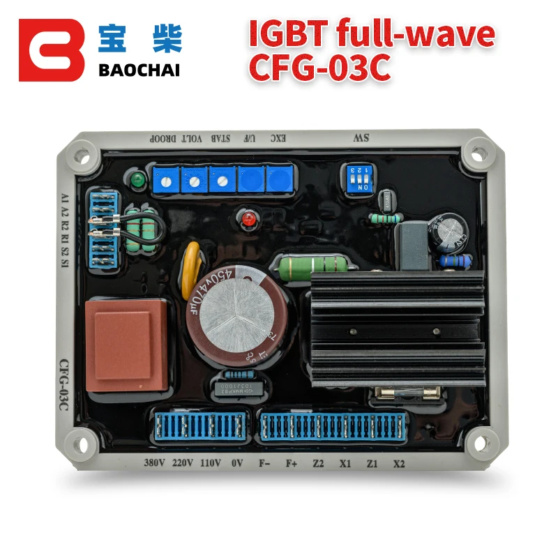 

CFG-03C AVR Voltage Automatic Excitation Regulator KERUI Diesel Generator Set Parts CFG03C