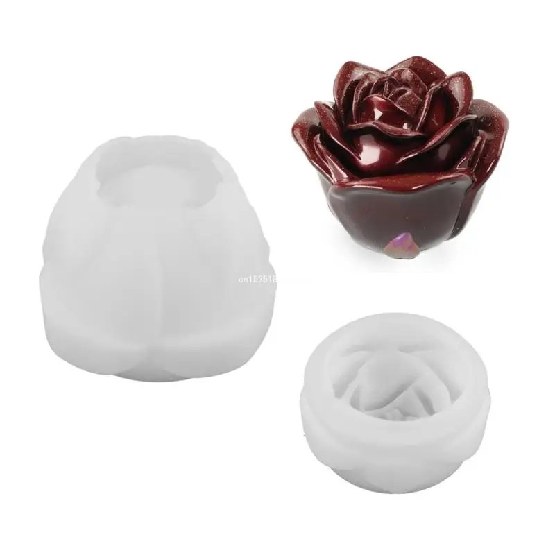 

Epoxy Resin Mold Jewelry Box Molds Flower Shaped Storage Container Mould Silicone Material for Making Storage Box Jar Dropship