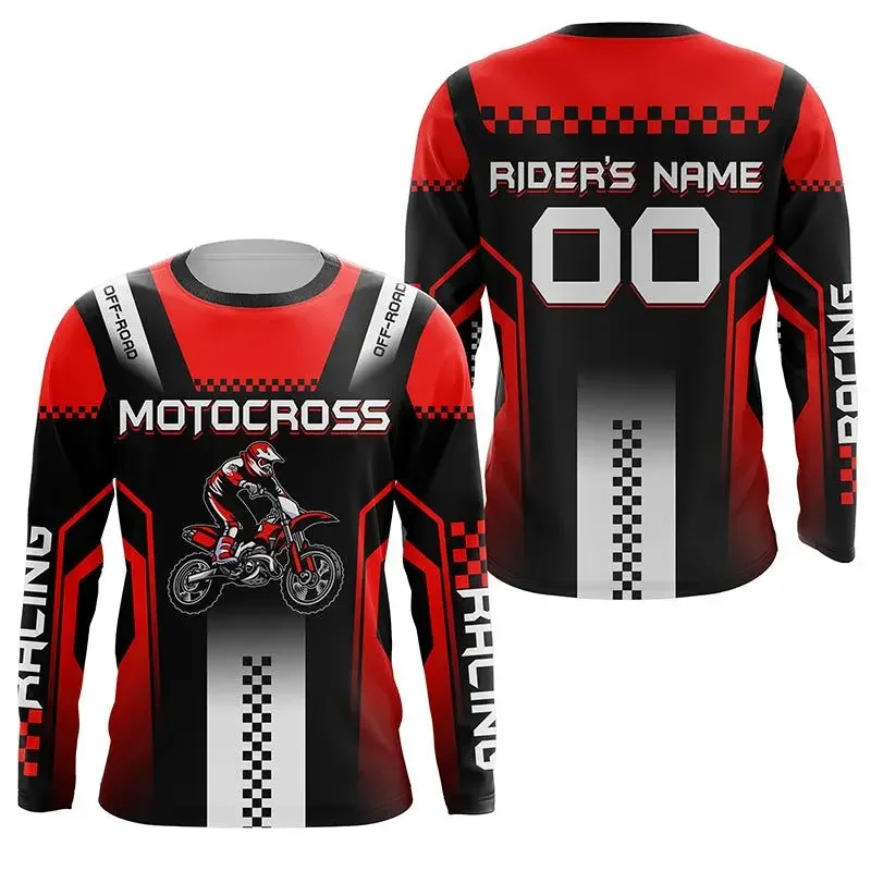 Men's Sportswear Mountain Enduro Bike Clothing Bicycle Moto Downhill T-shirt Hpit Fox Women Men Cycling Jersey MTB Shirts BMX image 2