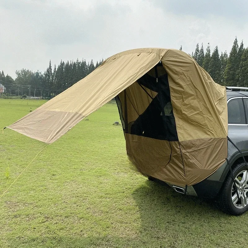 

Outdoor self drive tour barbecue camping car travel tent shade rainproof trunk rear extension tent