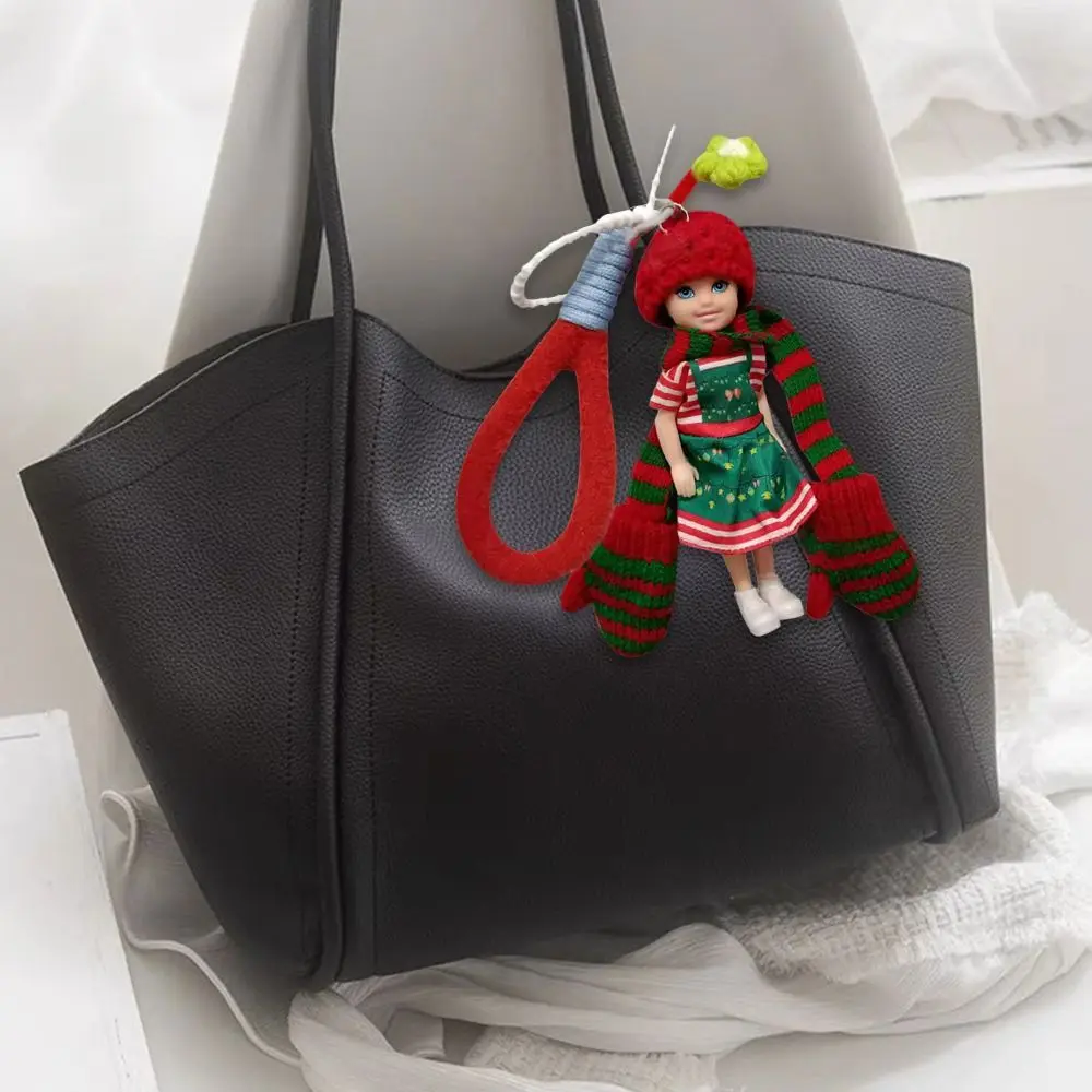 Bag Accessorie DIY Change Clothes Doll Keychain Hanging Backpack Ornament Bag Charm Doll Pendant