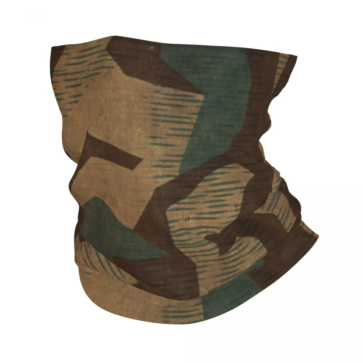 Splintertarn German WW2 Camouflage Bandana Neck Gaiter Printed Army Military Camo Magic Scarf Multi-use Headband Windproof