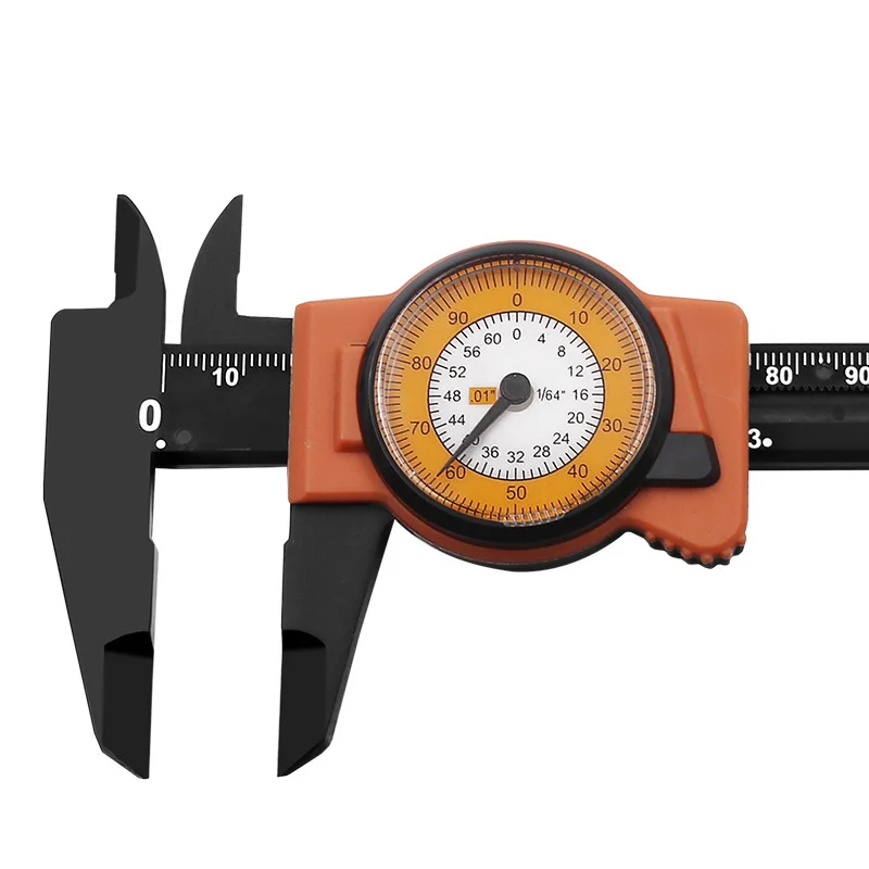 

20pcs Metric 0-150mm Plastic Caliper With Gauge British 0-6 "plastic Vernier Caliper With Gauge Plastic Caliper