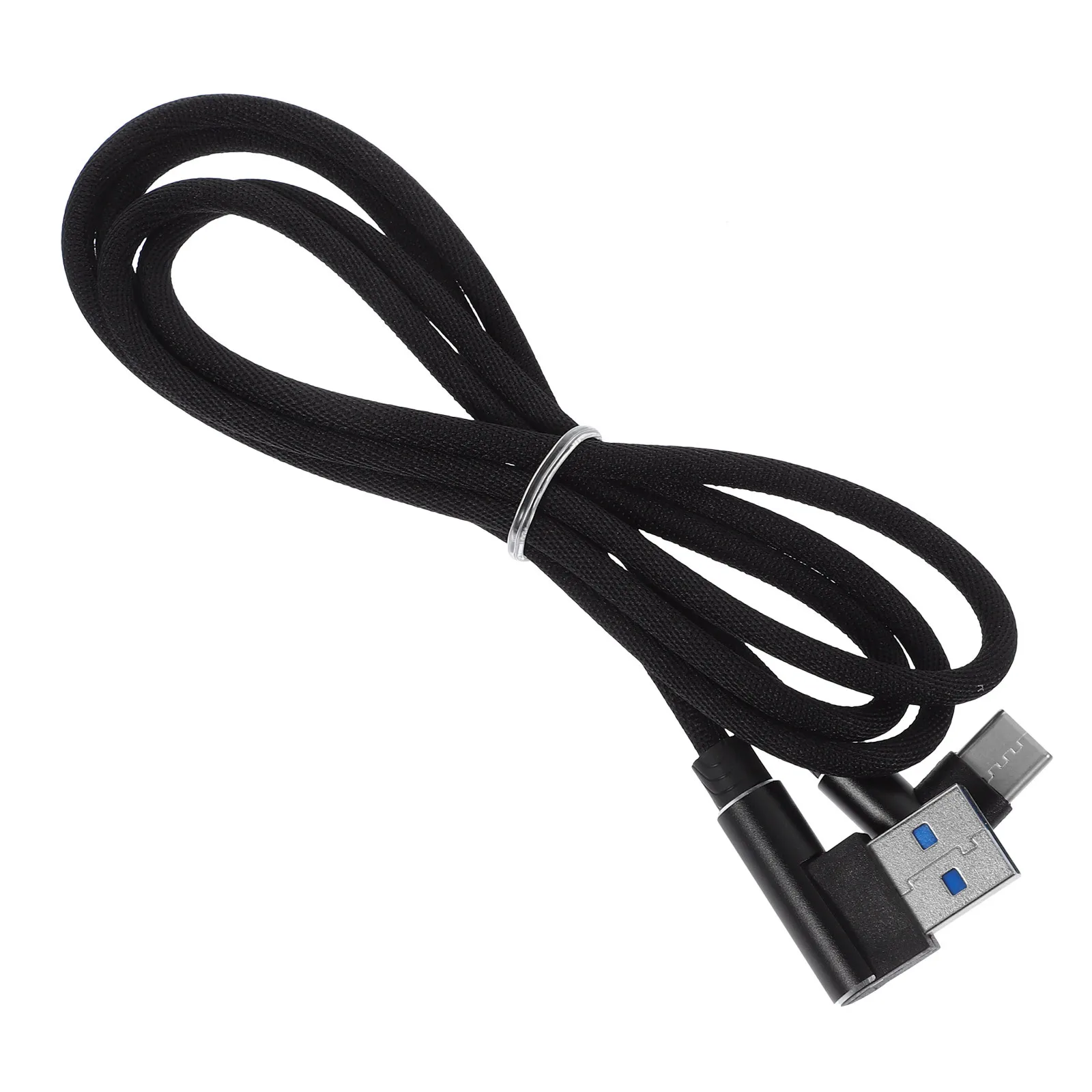 

1M Right Angle Usb Type Cable Braided 2.4A 90 Degree Fast Charging Data Cord For Pixel