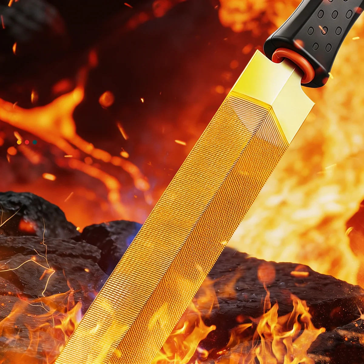 6 Zoll Diamant-Dreieck-Sägefeile aus Lagerstahl, Holzraspel zum Schärfen von Sägeblättern, Holzbearbeitungs- und Metallwerkzeuge, Garten- und Schnitzwerkzeuge – Detail 4