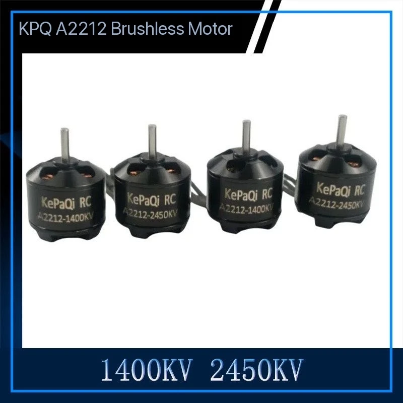 KPQ  A2212 Brushless Motor for Model Aircraft 1400KV 2450KV  Fixed-Wing Drone Vehicle High-Thrust Engine