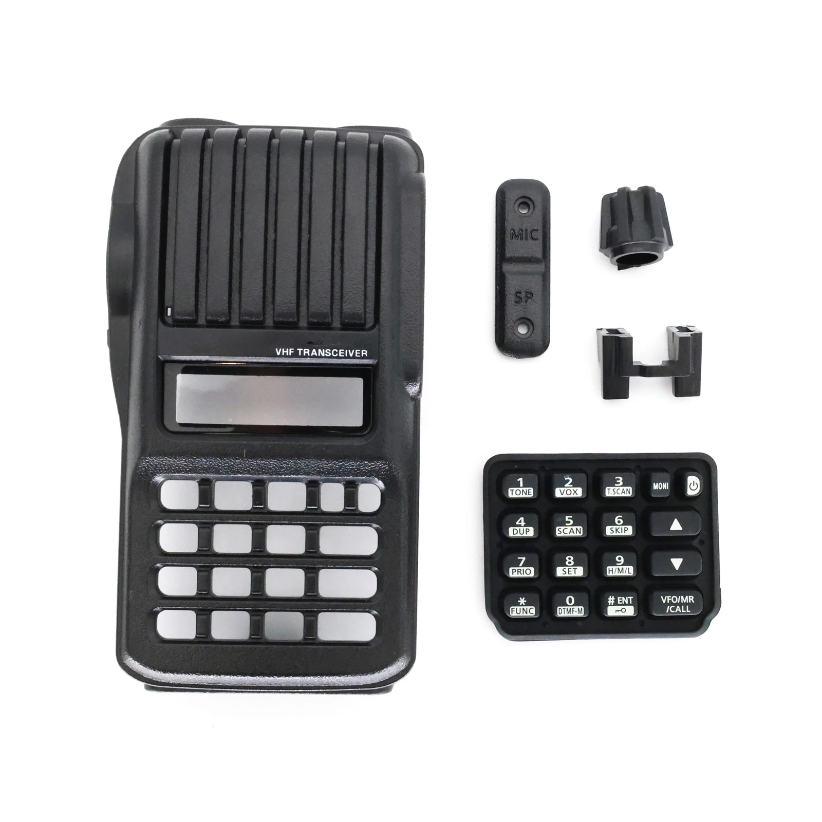 Walkie Talkie Front Outer Shell Plastic Protective Housing Case Cover With Silicone Keyboard For IC-V80E Walkie Talkie Accessory